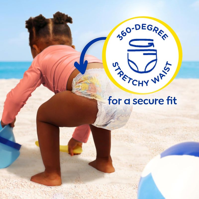 Photo 1 of ****** 2 PACK****Pampers Swim Diapers - Splashers - Size 4, 18 Count, Gap-Free Disposable Baby Swimming Pants