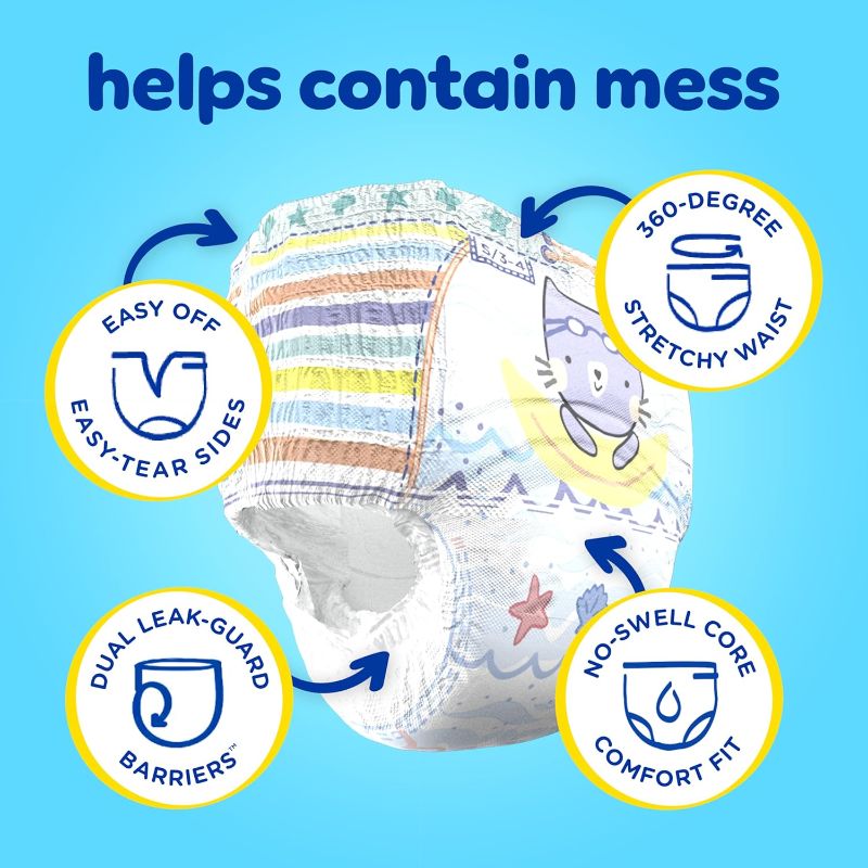 Photo 1 of *****2 PACK**** Pampers Swim Diapers - Splashers - Size 5+, 17 Count, Gap-Free Disposable Baby Swimming Pants