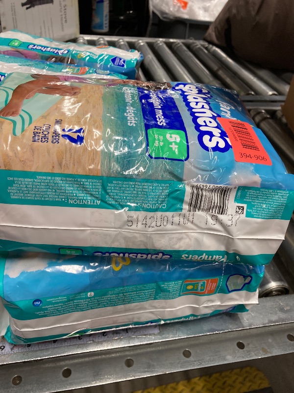Photo 1 of *****2 PACK ******** Pampers Swim Diapers - Splashers - Size 5+, 17 Count, Gap-Free Disposable Baby Swimming Pants