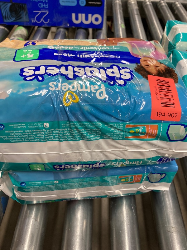 Photo 1 of *****2 PACK ******** Pampers Swim Diapers - Splashers - Size 5+, 17 Count, Gap-Free Disposable Baby Swimming Pants