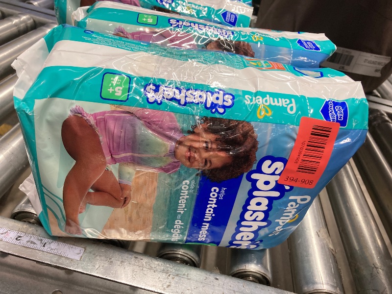 Photo 1 of *****2 PACK ******** Pampers Swim Diapers - Splashers - Size 5+, 17 Count, Gap-Free Disposable Baby Swimming Pants
