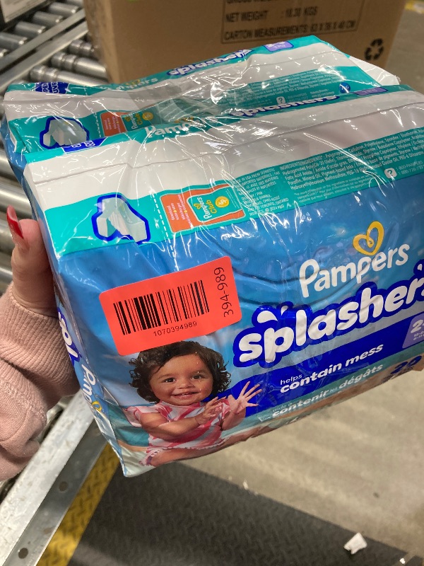 Photo 1 of ****** 2 PACK****Pampers Swim Diapers - Splashers - Size 2-3, 20 Count, Gap-Free Disposable Baby Swimming Pants