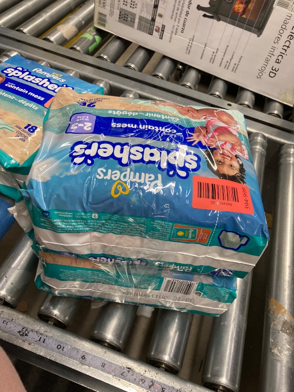 Photo 1 of ***** 2 PACK***** Pampers Swim Diapers - Splashers - Size 2-3, 20 Count, Gap-Free Disposable Baby Swimming Pants
