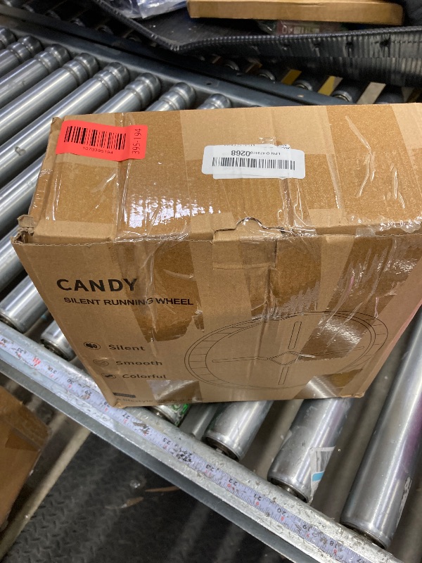 Photo 1 of **only part **Acsist Silent Hamster Wheel,10.2 Inch Quiet Spinner Syrian Hamster Running Wheel,Anti-Skid & Adjustable Stand for Gerbils, Rats, or Other Small Pets,Pink