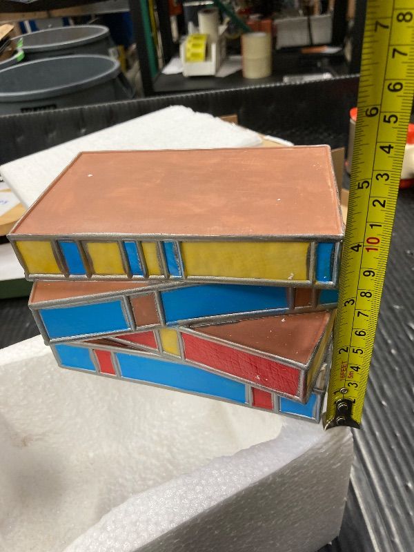 Photo 1 of ***BATTERY OPERATED*** Resin Stained Stacked Books Lamp Resin Stained Book Table Lamp Handcrafted Resin Nightstand Desk Lamps, Vintage Table Lamps for Living Room, Bedroom, Office Decoration Lights***BATTERY OPERATED***