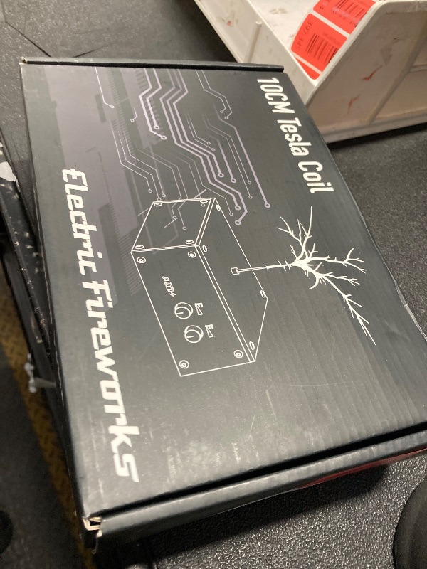 Photo 1 of 10 Cm Solid State Bluetooth Musical Tesla Coil Touchable Artificial Lightning Spark Gap Arc Generator Desktop Toy Arc Plasma Electric Power Wireless Transmission Science Teaching Experiment Model