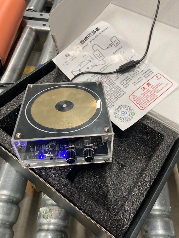 Photo 1 of 10 Cm Solid State Bluetooth Musical Tesla Coil Touchable Artificial Lightning Spark Gap Arc Generator Desktop Toy Arc Plasma Electric Power Wireless Transmission Science Teaching Experiment Model