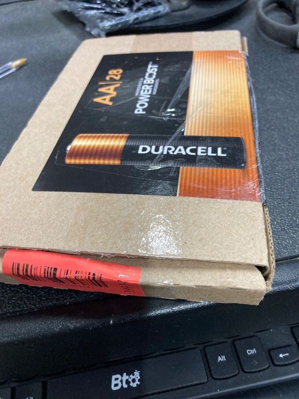 Photo 1 of ***THESE ARE AAA*BOX IX WRONG***Duracell Coppertop AAA Alkaline Batteries with POWER BOOST Ingredients, 28 Count (Pack of 1), Long-Lasting Alkaline, Re-closable for Quick Access and Organized Storage***THESE ARE AAA*BOX IX WRONG***