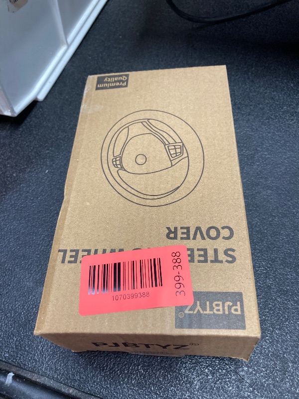 Photo 1 of ?2025 Model? Breathable Soft Leather Car Steering Wheel Cover for Men Women, Non-Slip, Comfortable,Universal 15 inches Steering Wheels, Black