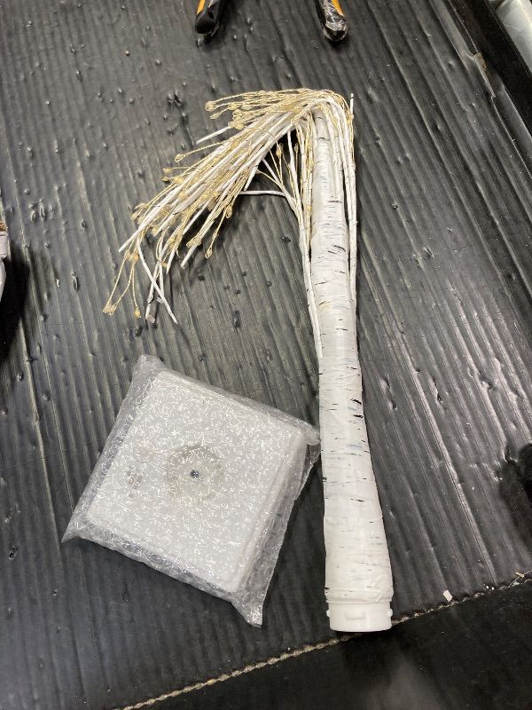 Photo 1 of ***PLUG CORD IS MISSING***AOLTNRC Lighted Trees for Indoor Decor with Timer, 144 LED 2FT White Light up Birch Tree Tabletop Lamp for Birthday Thanksgiving Wedding Decor, Small Christmas Tree with Lights***PLUG CORD IS MISSING***