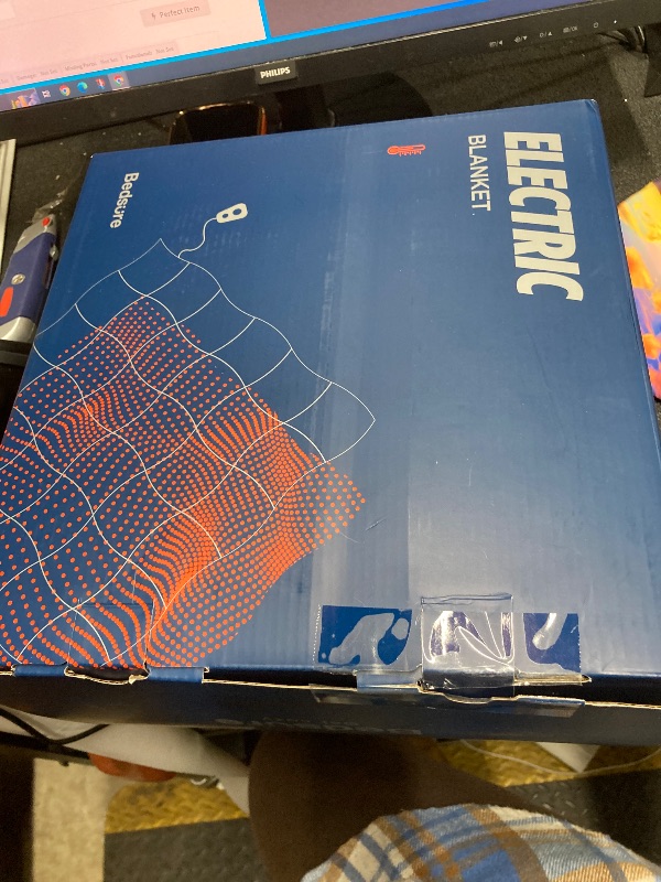 Photo 1 of ***MISSING CORD*** Bedsure GentleSoft Heated Blanket Throw - Soft Ribbed Flannel Electric Blanket, Heating with 4 Time Settings, 6 Heat Settings, and 3 hrs Timer Auto Shut Off, Gifts for Grandma (50x60 inches, Cream)