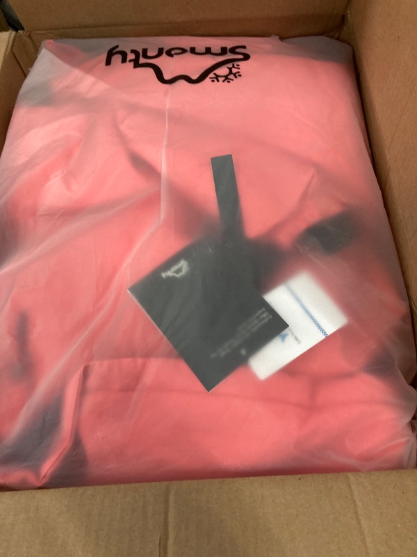 Photo 1 of ***SIZING MAY RUN A LITTLE SMALLER THAN STATED***SMONTY Girls Boys Ski Suit Kids Snowsuits Waterproof Snowboard Elastic Hood Jacket with Bib Pants, Windproof Winter Warmth(10-12 Years,Coral)***SIZING MAY RUN A LITTLE SMALLER THAN STATED***
