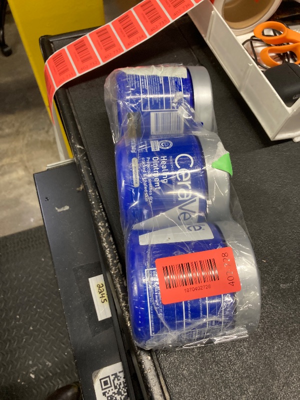 Photo 1 of (3 pack) CeraVe Healing Ointment for Face & Body, Protects and Soothes Dry, Cracked, & Chafed Skin 12 oz