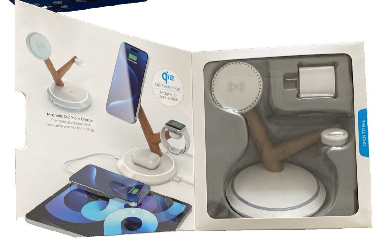 Photo 1 of ? Atomi Qi2 Magnetic Wireless Charging Stand–Fast Charging for iPhone & Android
