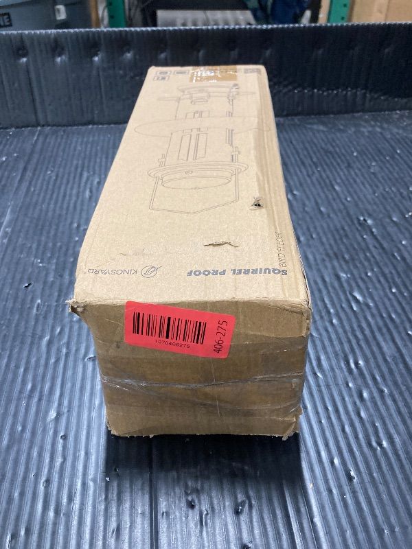 Photo 1 of ***METAL ENDS ARE BENT***Kingsyard Squirrel Proof Bird Feeder for Outdoors Hanging, Metal Wild Bird Feeders with Removable Base and Baffle, Easy to Clean & Refill, 3 lbs Large Seed Capacity, Dark Green***METAL ENDS ARE BENT***