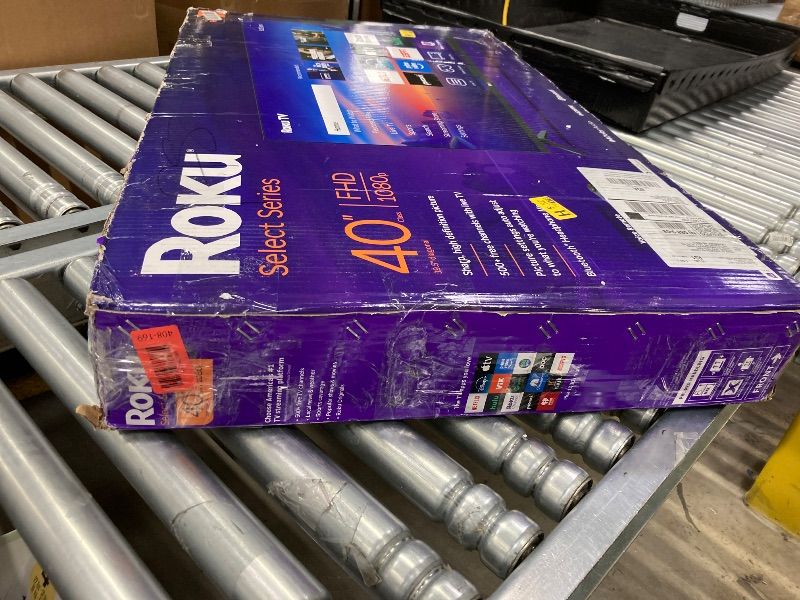 View 7 of ***PARTS ONLY**NO REFUND*NO RETURNS*PICTURE COMES ON*BACK IS BROKEN***Roku Smart TV 2025 – 40-Inch Select Series, 1080p Full HD TV – Roku TV with Voice Remote – Flat Screen LED Television with Wi-Fi for Streaming Live Local News, Sports, Family Entertainm
