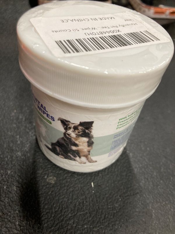 View 2 of **BB 3/1/2027***Havenfly Pet Teeth Cleaning Finger Wipes for Dogs & Cats, Dog Dental Wipes for Removing Plaque and Tartar Buildup, No-Rinse Disposable Gentle Cleaning & Gum Care Pet Wipes, 50 Counts