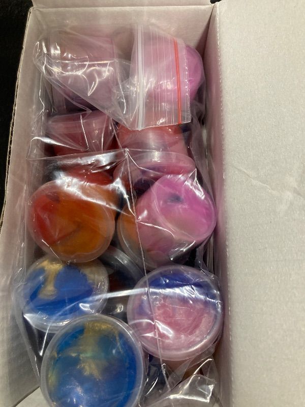 Photo 1 of 28 Pack Valentines Day Gifts for Kids Classroom Galaxy Slime with Valentines Day Cards for Kids School, Valentine for Kids Classroom Class Exchange Gifts Prizes School Favors Favors for Boys Girls