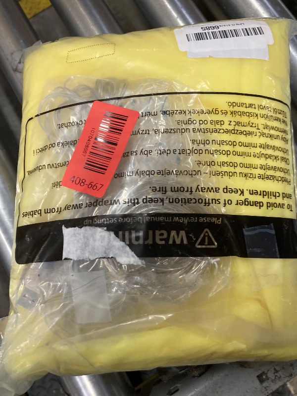 Photo 1 of 10×10ft Yellow Tulle Backdrop Curtain with Lights String for Parties, Sheer Curtain Backdrop Drapes for Wedding Party Photography Background