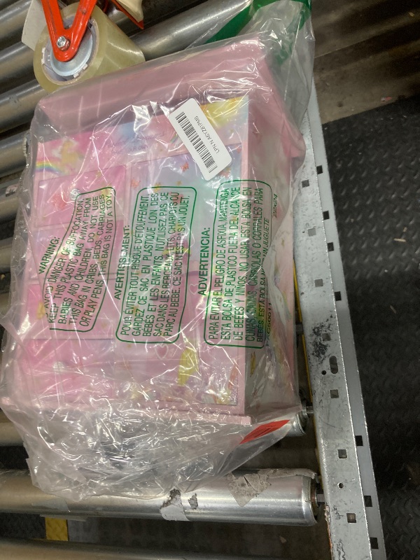 Photo 1 of ***DAMAGE -NON-FUNCTIONAL***  efubaby  Jewelry Box for Girls 5-Layer with Swing Door Ballerina Unicorn Theme Included Unicorn Jewelry Set Kids Birthday Gift for Girls Music Box Christmas Gifts Colorful*** NO MUSIC, NO SPINNING BALLERINA***SOME SCUFFS ON C