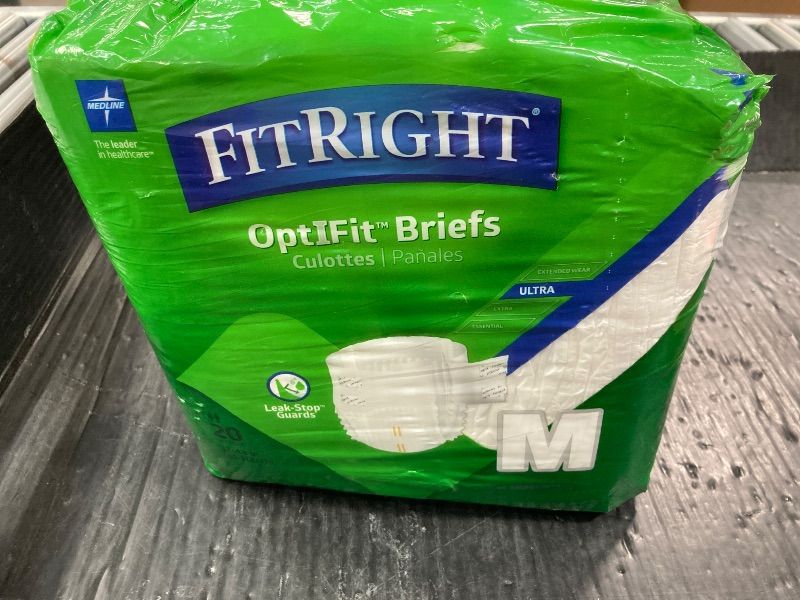 Photo 1 of ***BAG WAS OPENED***FitRight Ultra Briefs (Pack of 20) Size: Medium***BAG WAS OPENED***