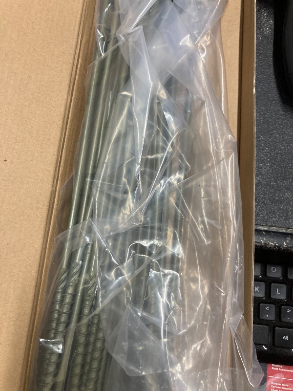 Photo 1 of ****MISSING PIECES*16 PIECES INCLUDED***5/16 x 14 inch Long Timber Screws,Heavy Duty Exterior Lag Bolts with Hex Head, Structural Wood Screws for Deck, Fence, Landscape & Gazebo,Rust-Resistant Green Coated (25pcs)***MISSING PIECES*16 PIECES INCLUDED***