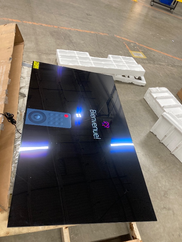 Photo 1 of **with scratches but is not a problem to use***LG 77-Inch Class OLED evo AI Super Upscaling 4K C5 Series Smart TV w/Dolby Atmos & Vision, HDR10, Filmmaker Mode, Wow Orchestra, Alexa Built-in (OLED77C5PUA, 2025)