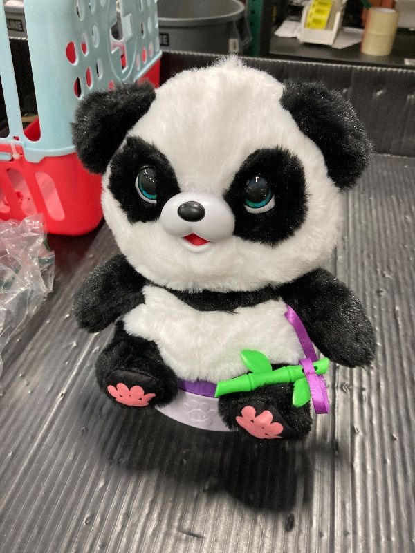 Photo 1 of ***DOES NOT WORK BUT STILL A CUTE TOY***Little Live Pets My Baby Talking Panda ChuChu, Cuddly Panda Toy Plush with 50+ Sounds, Potty Dance, Kick, Feed, Kids Interactive Animal Toys Ages 4+***DOES NOT WORK BUT STILL A CUTE TOY***