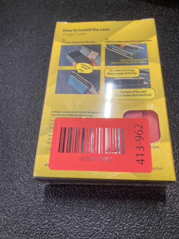 Photo 1 of [BeYourSanta] Galaxy Z Flip 4 Venezia & Napoli Wallet Case with Card Holder, Camera Cover, and Hinge Protection - Italian Artificial Leather | (Coral Pink, Galaxy Z Flip 4 Venezia)