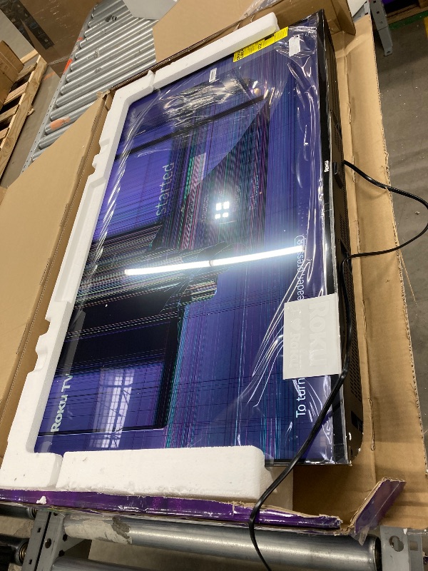 Photo 1 of  NO RETURNS ACCEPTED

Roku Smart TV 2025 – 43-Inch Select Series, 4K HDR TV – RokuTV with Enhanced Voice Remote – Flat Screen LED Television with Wi-Fi for Streaming Live Local News, Sports, Family Entertainment