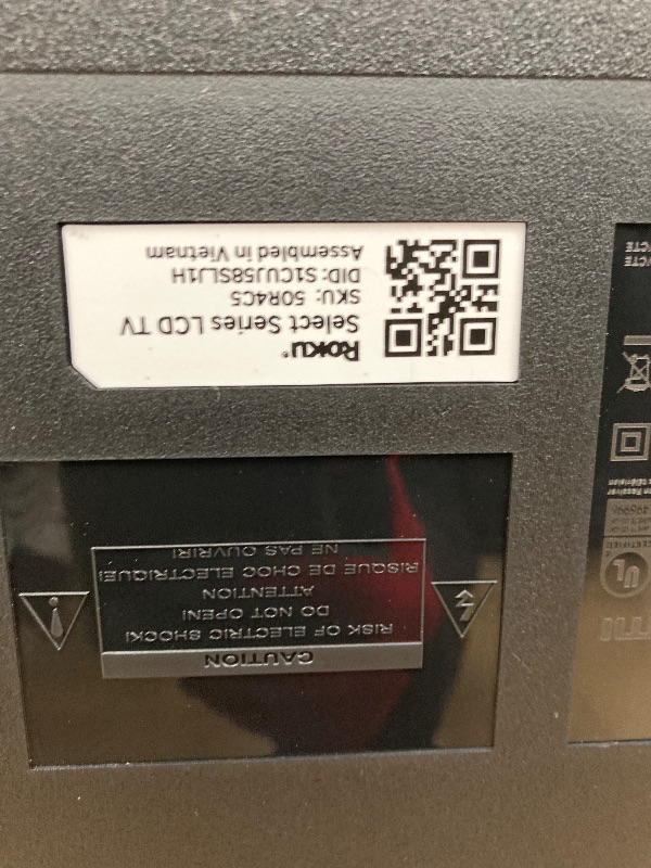 Photo 1 of  NO RETURNS ACCEPTED
Roku Smart TV 2025 – 50-Inch Select Series, 4K HDR TV – RokuTV with Enhanced Voice Remote – Flat Screen LED Television with Wi-Fi for Streaming Live Local News, Sports, Family Entertainment