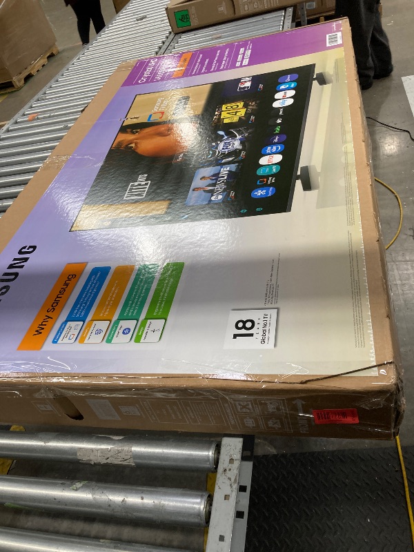 Photo 1 of  NO RETURNS ACCEPTED
Samsung 58-Inch Class Crystal UHD U8000F 4K Smart TV (2025 Model) Endless Free Content, Crystal Processor 4K, MetalStream Design, Knox Security, Alexa Built-in