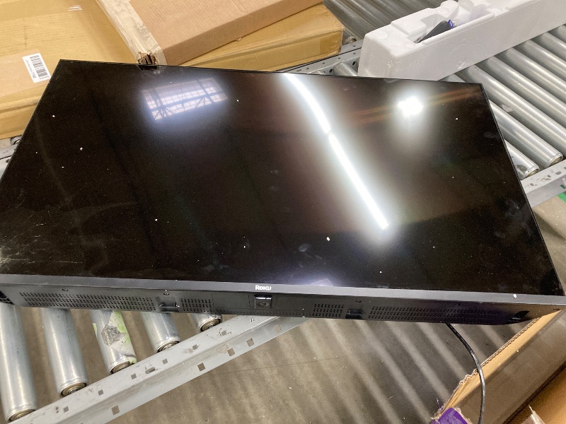 Photo 1 of NO RETURNS ACCEPTED
Roku Smart TV 2025 – 43-Inch Select Series, 4K HDR TV – RokuTV with Enhanced Voice Remote – Flat Screen LED Television with Wi-Fi for Streaming Live Local News, Sports, Family Entertainment
