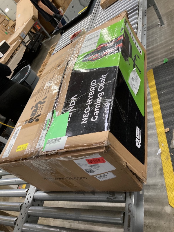 View 3 of **PARTS ONLY***Seenda GCPro-10 Big and Tall Gaming Chair, All-in-One Comfort featuring a Retractable Footrest, High-Back Ergonomic Design, and Fully Adjustable Lumbar & Head Support