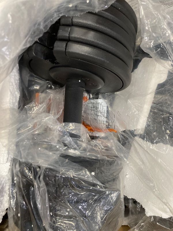 Photo 1 of **ONE DUMBELL DAMAGED**Proform Rapid Adjust Dumbbells  ONE PAIR 50LB DUMBELLS
