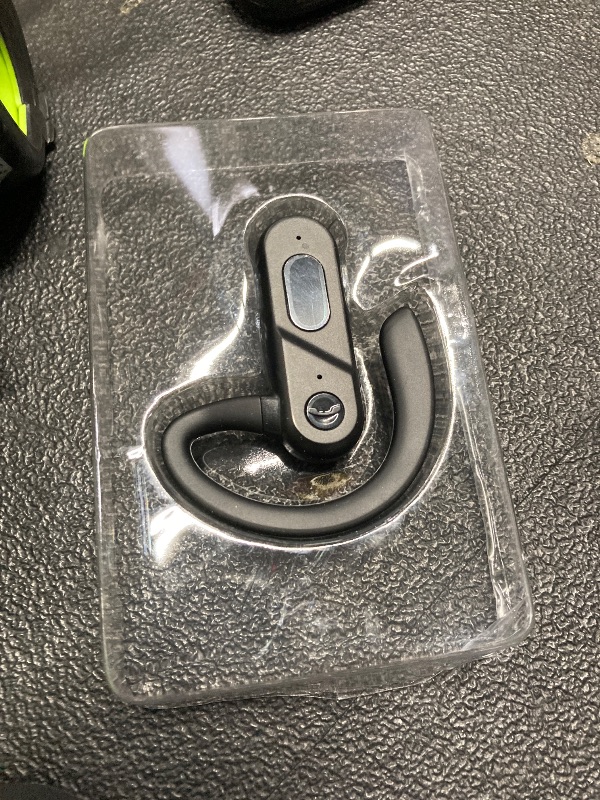 Photo 1 of ***Missing charger***Uigsas Bluetooth Headset Wireless Bluetooth Earpiece Single Ear Voice Control Answer Earphones for Cell Phone