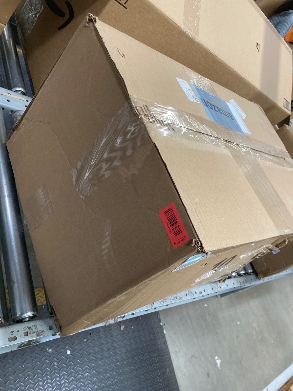 Photo 1 of *Bottom broken/Missing wheel* IRIS USA Plastic Drawer Storage Organizer Rolling Cart, with Wheels Casters, 5-Drawers, for Classroom Art Craft Supplies Dresser Closet Bathroom Laundry Room, Flat Smooth Top, White/Clear