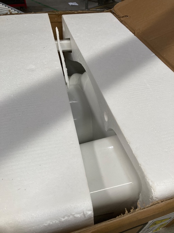 Photo 1 of *Water damaged box?* Two-Piece Toilets for Bathrooms, Extra Tall Toilet with 21" Height, Elongated with Soft Close Seat, Power Flush 1.28 GPF