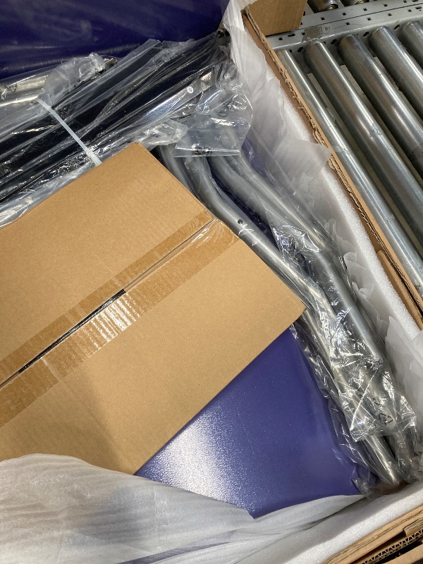 Photo 1 of *Chipped* Table Tennis Table, Portable Ping Pong Table Game Set, 8ft Mid-Size Folding Indoor Outdoor Table Tennis Game Set with Net, 2 Table Tennis Paddles and 3 Balls for Adults/Teens