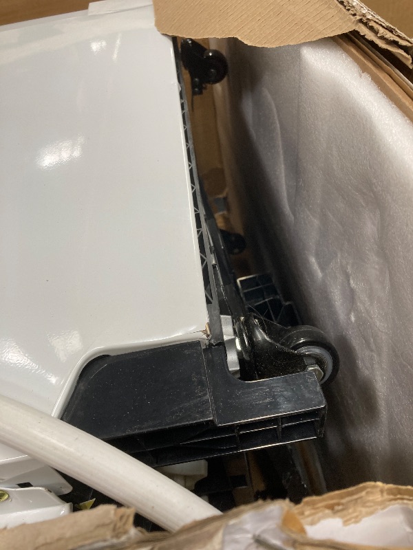 View 4 of *PARTS ONLY* *Scratches* HAMILTON BEACH Portable Dishwasher with Wheels, 19in Wide, 8 Place Settings Capacity, White