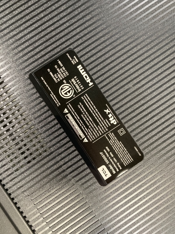 Photo 1 of *PARTS ONLY / NO RETURNS* TCL 55-Inch Class S5 UHD 4K LED Smart TV with Fire TV (55S551F, 2024 Model), Dolby Vision, HDR PRO+, Dolby Atmos, Alexa Built-in with Voice Remote, Apple AirPlay 2 Compatibility, Streaming Television