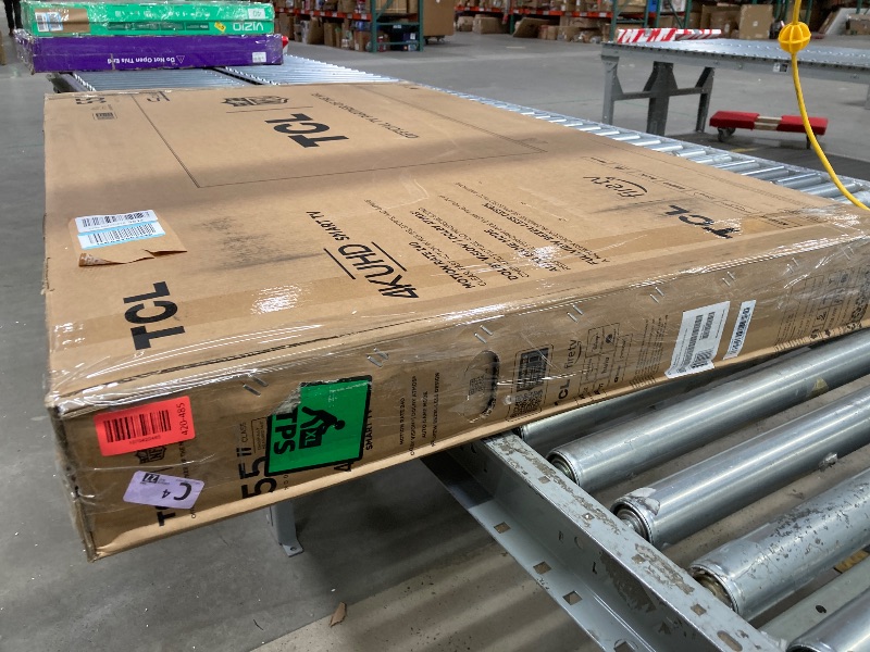 Photo 1 of *PARTS ONLY / NO RETURNS* TCL 55-Inch Class S5 UHD 4K LED Smart TV with Fire TV (55S551F, 2024 Model), Dolby Vision, HDR PRO+, Dolby Atmos, Alexa Built-in with Voice Remote, Apple AirPlay 2 Compatibility, Streaming Television