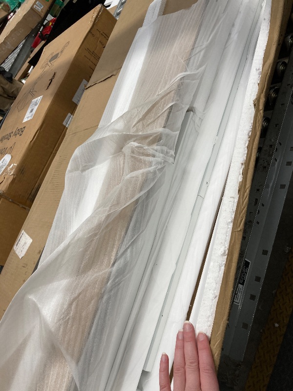 Photo 1 of *Dirty/Chipped* Homfa 55"W Sideboard Buffet Cabinet with Adjustable Shelves & 3-Drawers, 4 Doors Kitchen Storage Cabinet, Coffee Bar Cabinet for Dining Living Room, White