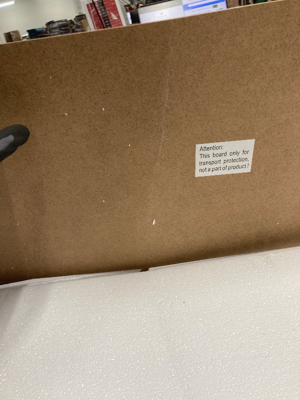 Photo 1 of *Board bent in middle* Homfa 73? Tall Bookcases with Doors, 8 Cubes 6-Tier Double Row Bookshelf, Bookcase for Living Room Home Office, Light Oak
