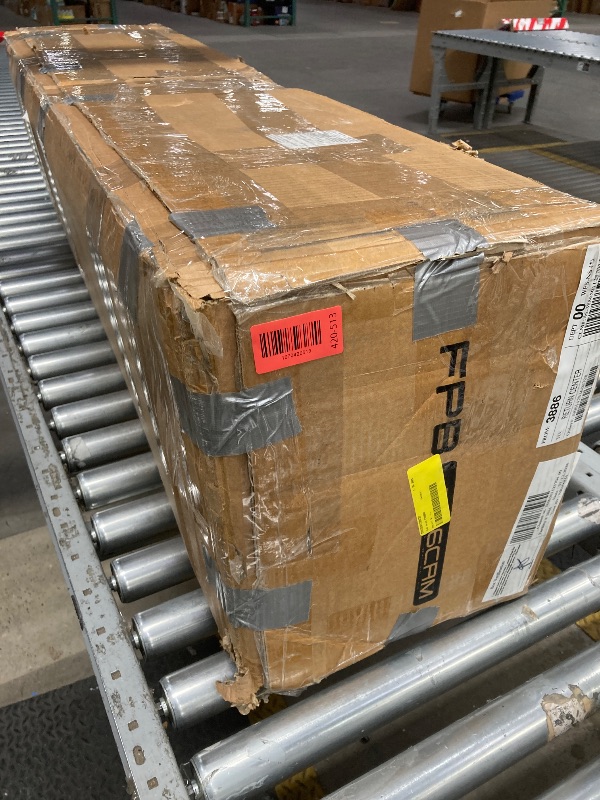 Photo 1 of *Board bent in middle* Homfa 73? Tall Bookcases with Doors, 8 Cubes 6-Tier Double Row Bookshelf, Bookcase for Living Room Home Office, Light Oak
