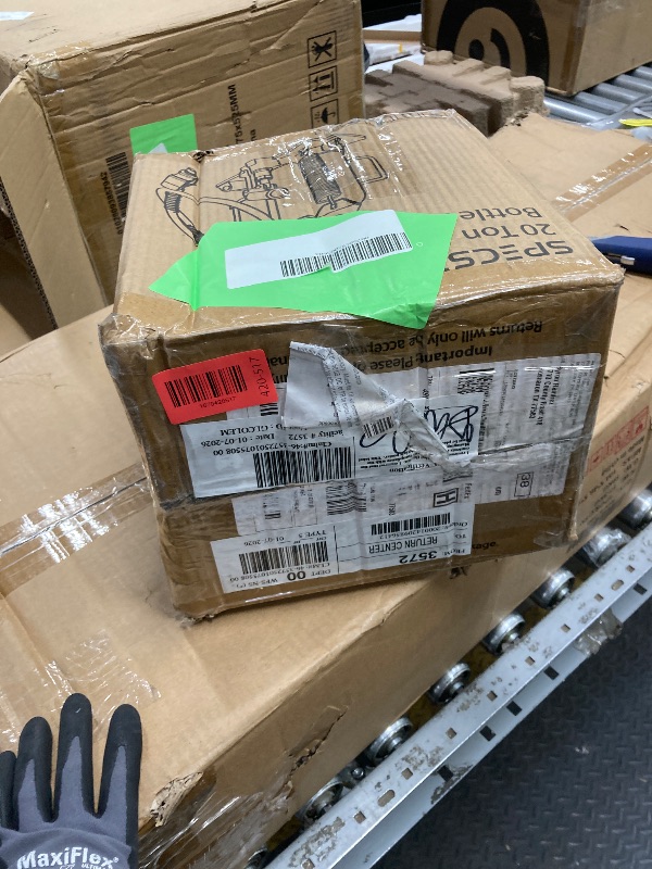 Photo 1 of *Used/Dirty/Rust?* VIVOHOME Pneumatic Air Hydraulic Bottle Jack with Manual Hand Pump 20 Ton Heavy Duty Auto Truck Travel Trailer Repair Lift Red
