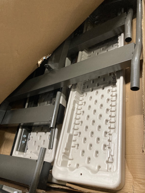 Photo 1 of *Scrached* Lifetime 6-Foot W-Frame Desert Sand - HDPE Folding Picnic Table (60364)
