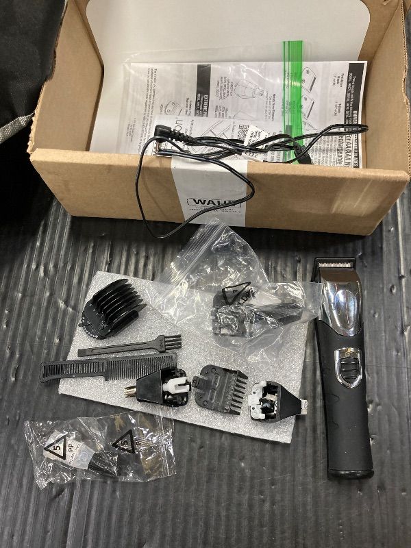 Photo 1 of ***WHAT YOU SEE IS EVERYTHING INCLUDED*NOTHING ELSE***Wahl USA Rechargeable Lithium Ion All in One Beard Trimmer for Men with Detail and Ear & Nose Hair Trimmer Attachment – Model 9854-600B***WHAT YOU SEE IS EVERYTHING INCLUDED*NOTHING ELSE***