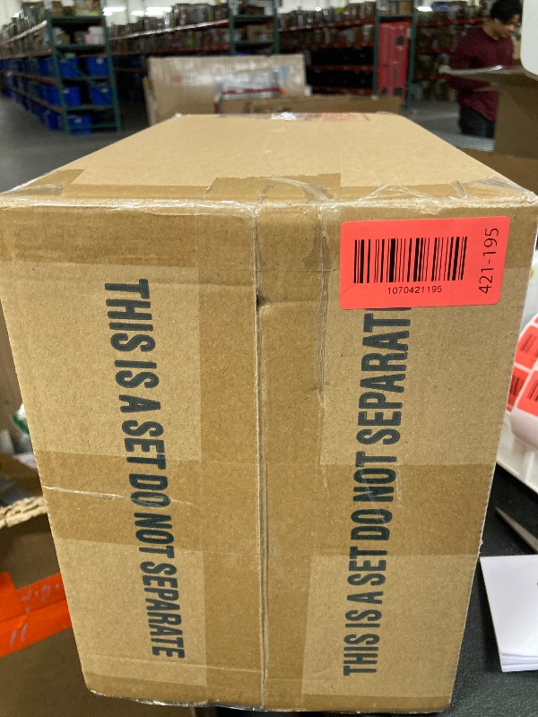 Photo 1 of 10 Pack Plastic Storage Bins with Lids, Stackable Plastic Storage Baskets for Organizing with Handles, Organizer Bins with Labels for Room, Craft, Containers for Pantry Organizers and Storage