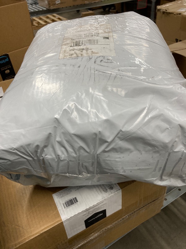 Photo 1 of  only one Serta Hotel Collection Pillows King Size White Goose Feather Down Fiber Gusseted 100% Cotton Pillow for Back, Stomach or Side Sleepers